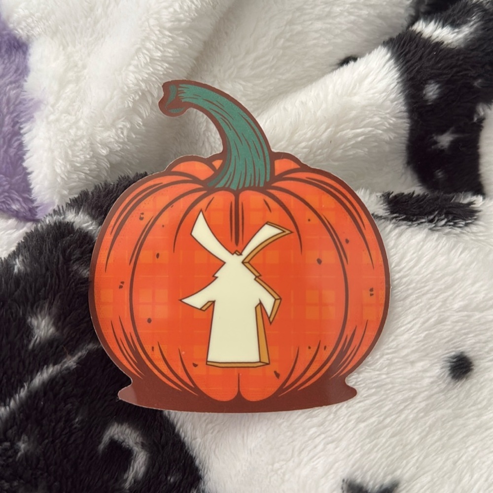 Dutch bros pumpkin sticker
